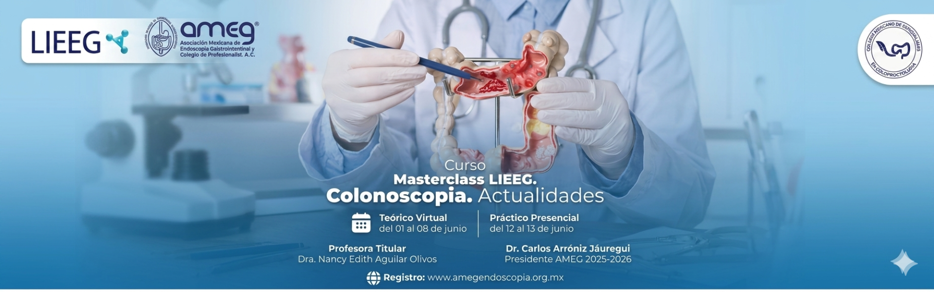 Banner Masterclass LIEEG Colonoscopia