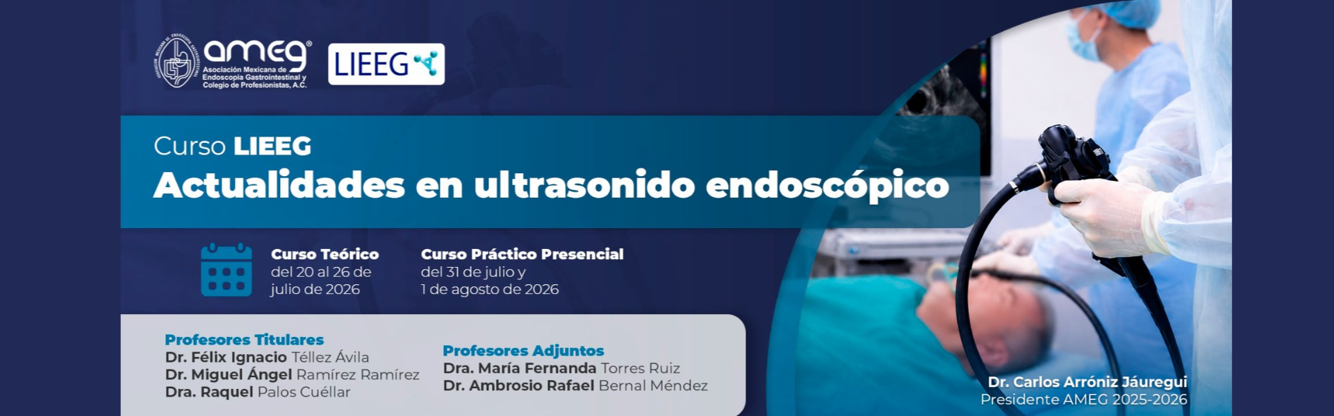 Banner Curso Actualidades en Ultrasonido Endoscópico